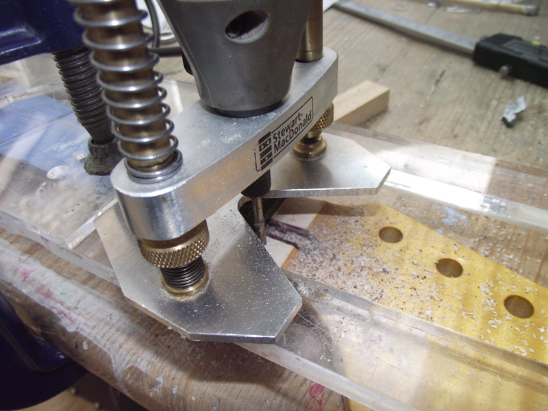 Routing for Floyd Rose Locking Nut
