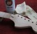 Preparing the neck by sanding and sealing with clear lacquer