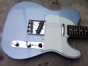 Finished Ice Blue Telecaster