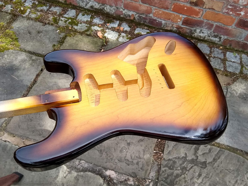 The completed sunburst